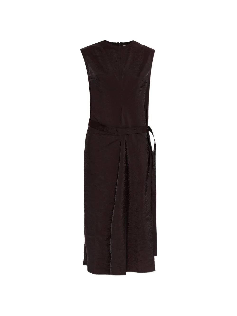 Verve tie belt midi dress - 1
