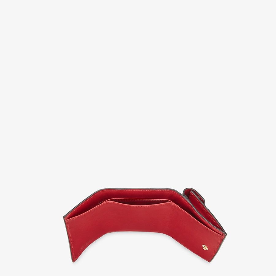 Red leather wallet - 5