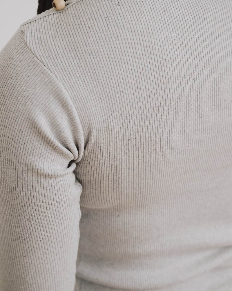 Tav Long Sleeve Tee - Recycled Cotton Rib 7