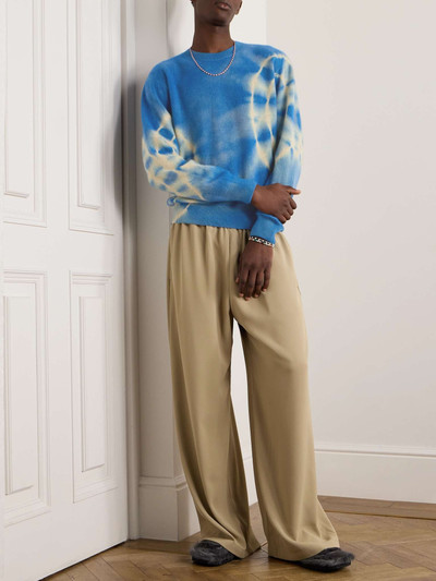 The Elder Statesman Spiral City Tranquility Tie-Dyed Cashmere Sweater outlook