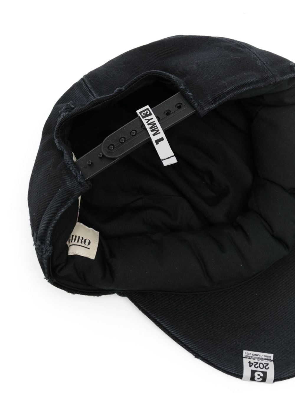 distressed cotton cap - 2