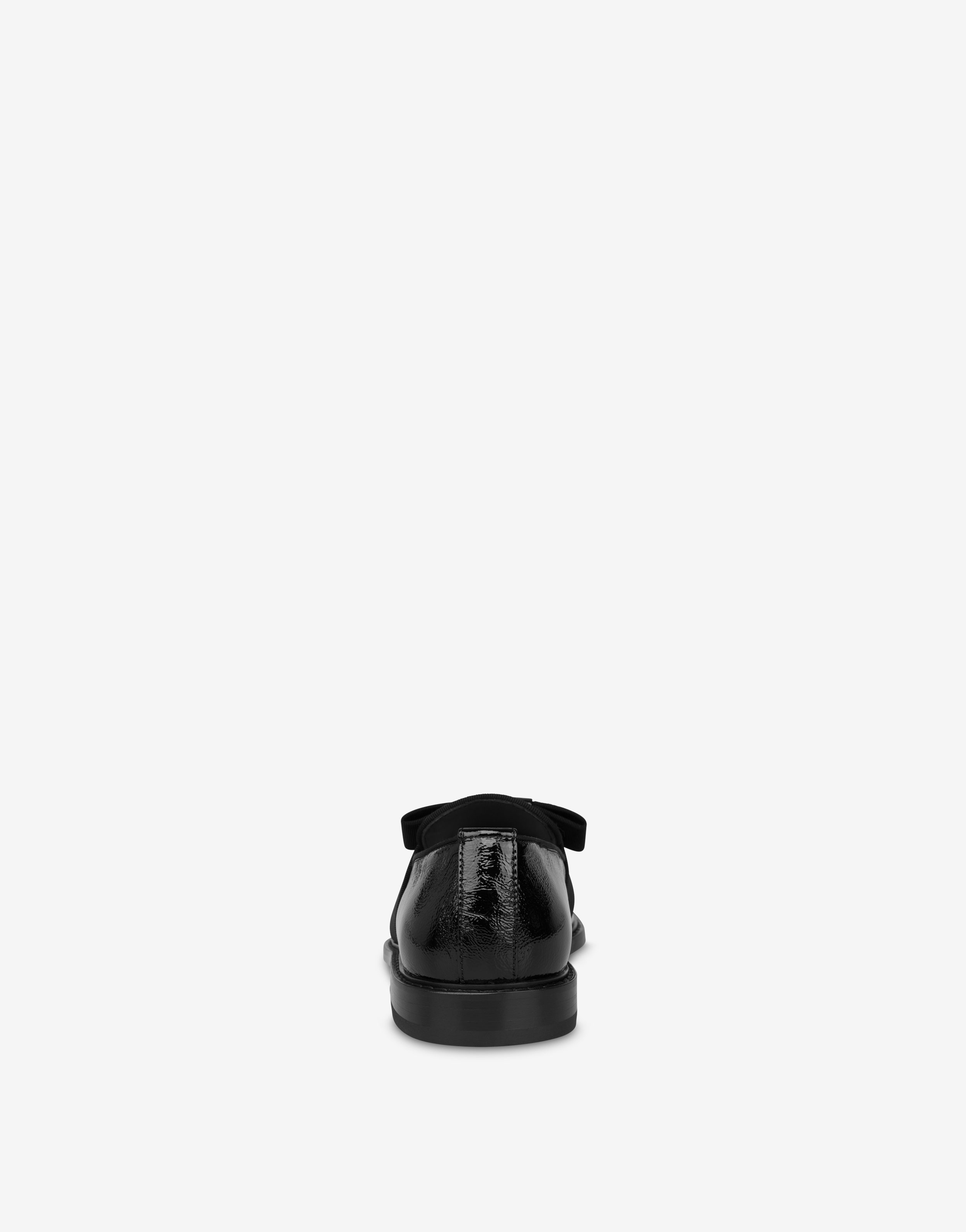 MOSCHINO PLATE NAPLAK LOAFERS - 3