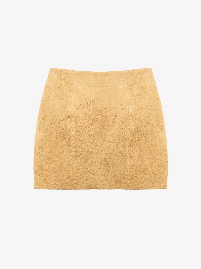 Suede Mini Skirt - 1