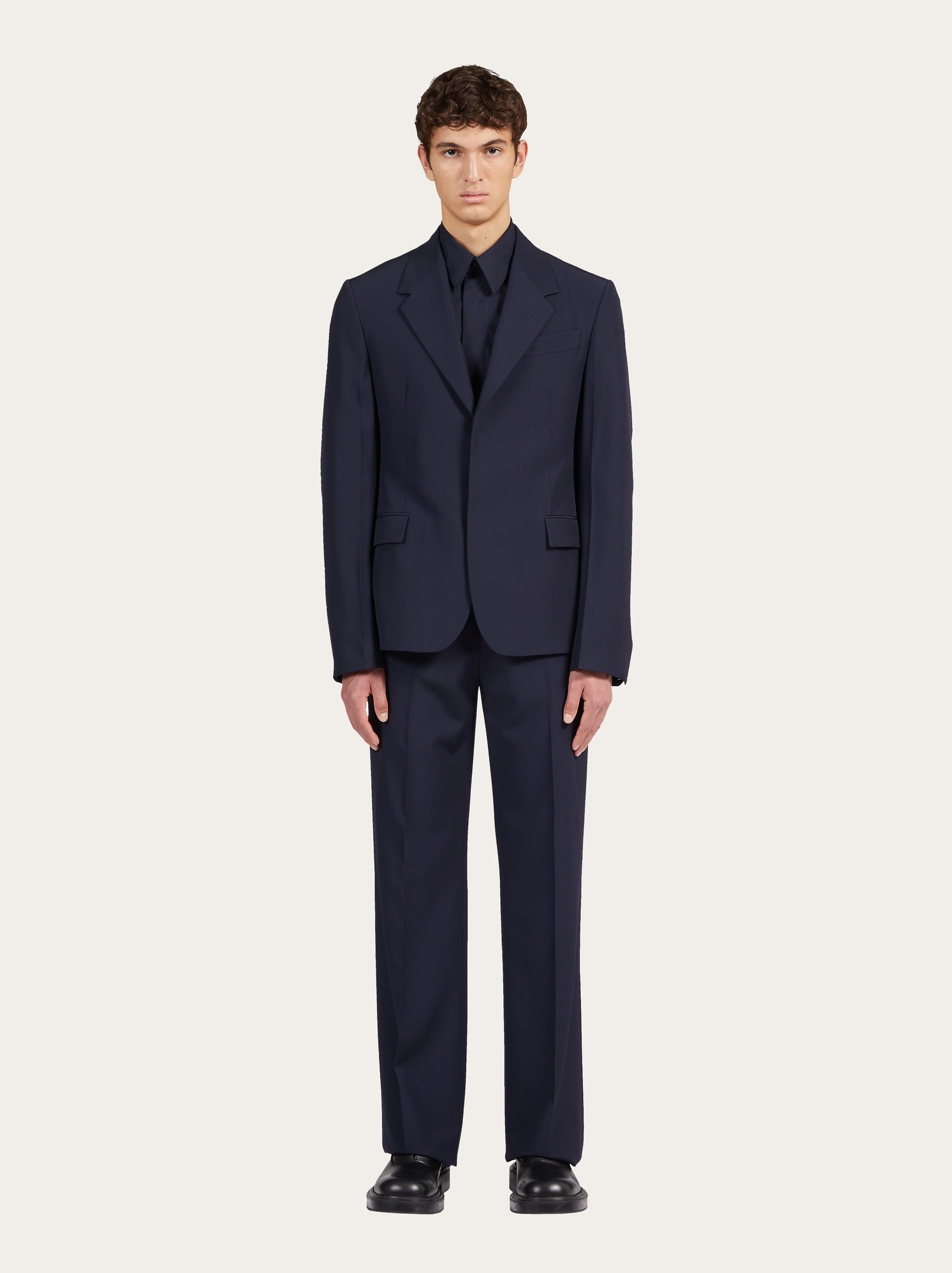 Single breasted wool blazer - 5