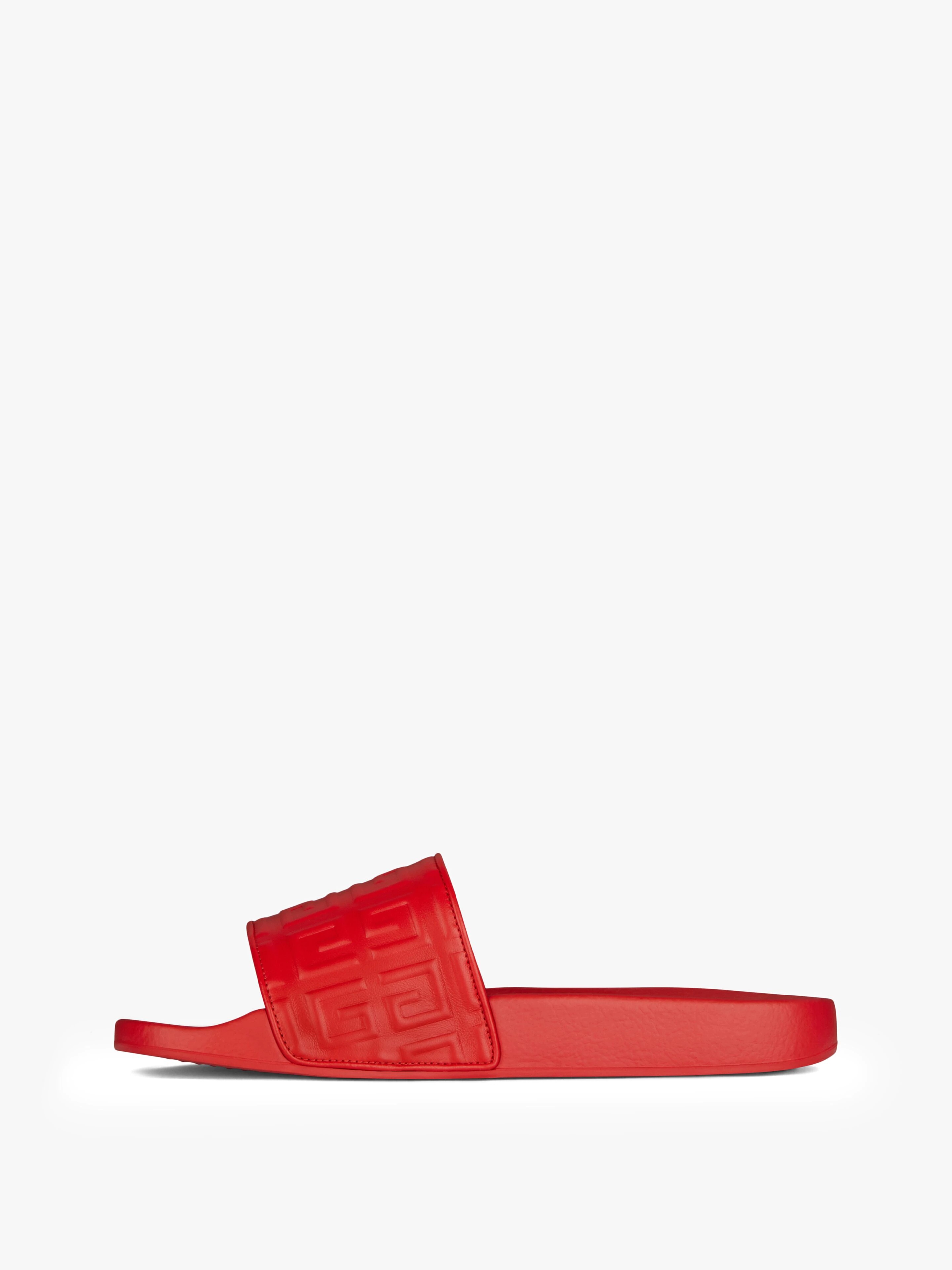 SANDALES PLATES EN CUIR 4G - 3