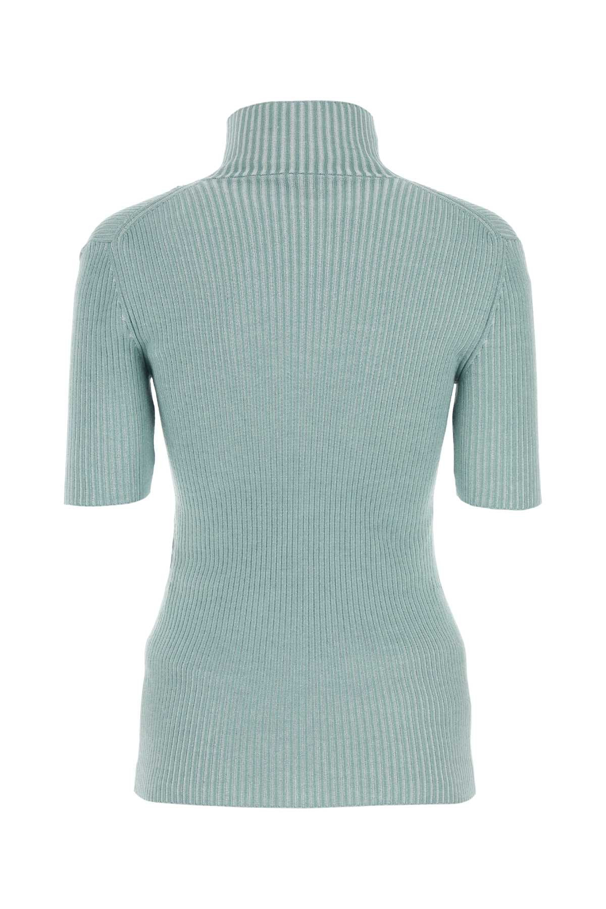 Fendi Women Powder Blue Wool Top - 2