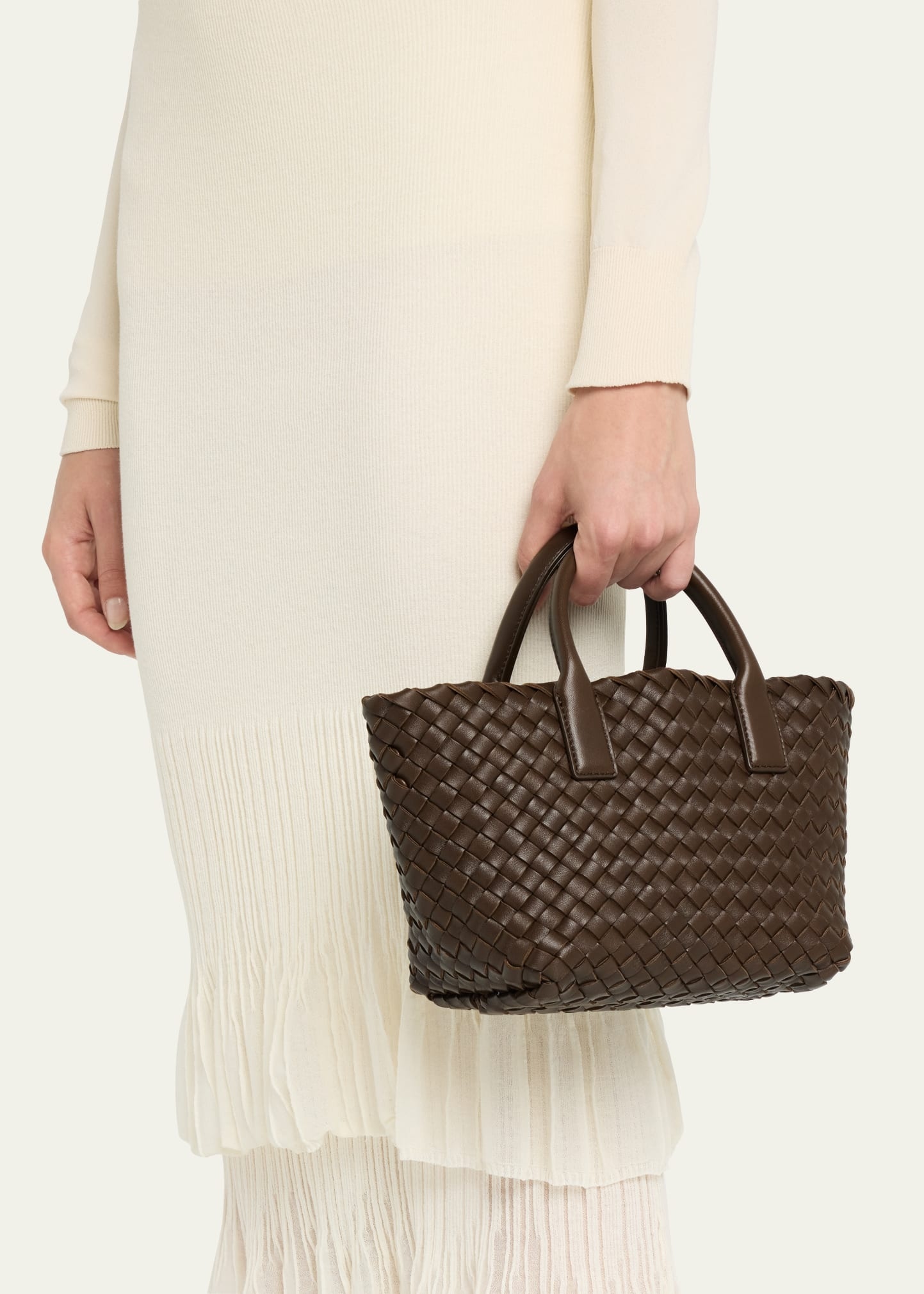 Mini Cabat Lambskin Tote Bag - 2