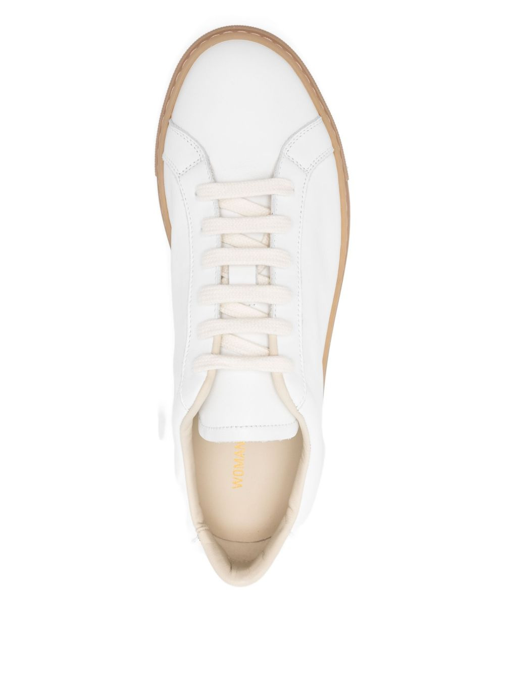 leather-sole sneakers - 4