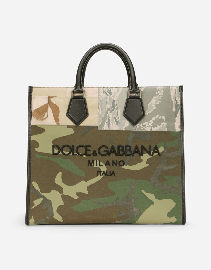 Camouflage patchwork shopper - 1