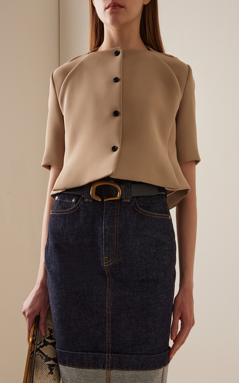 KHAITE Churro Belt - Antique Gold (35MM) black outlook