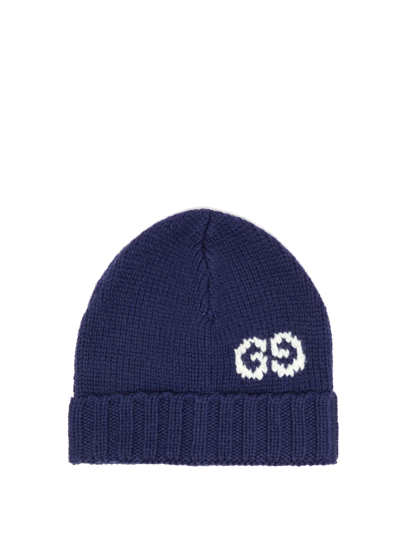 GG jacquard-logo wool beanie hat - 1