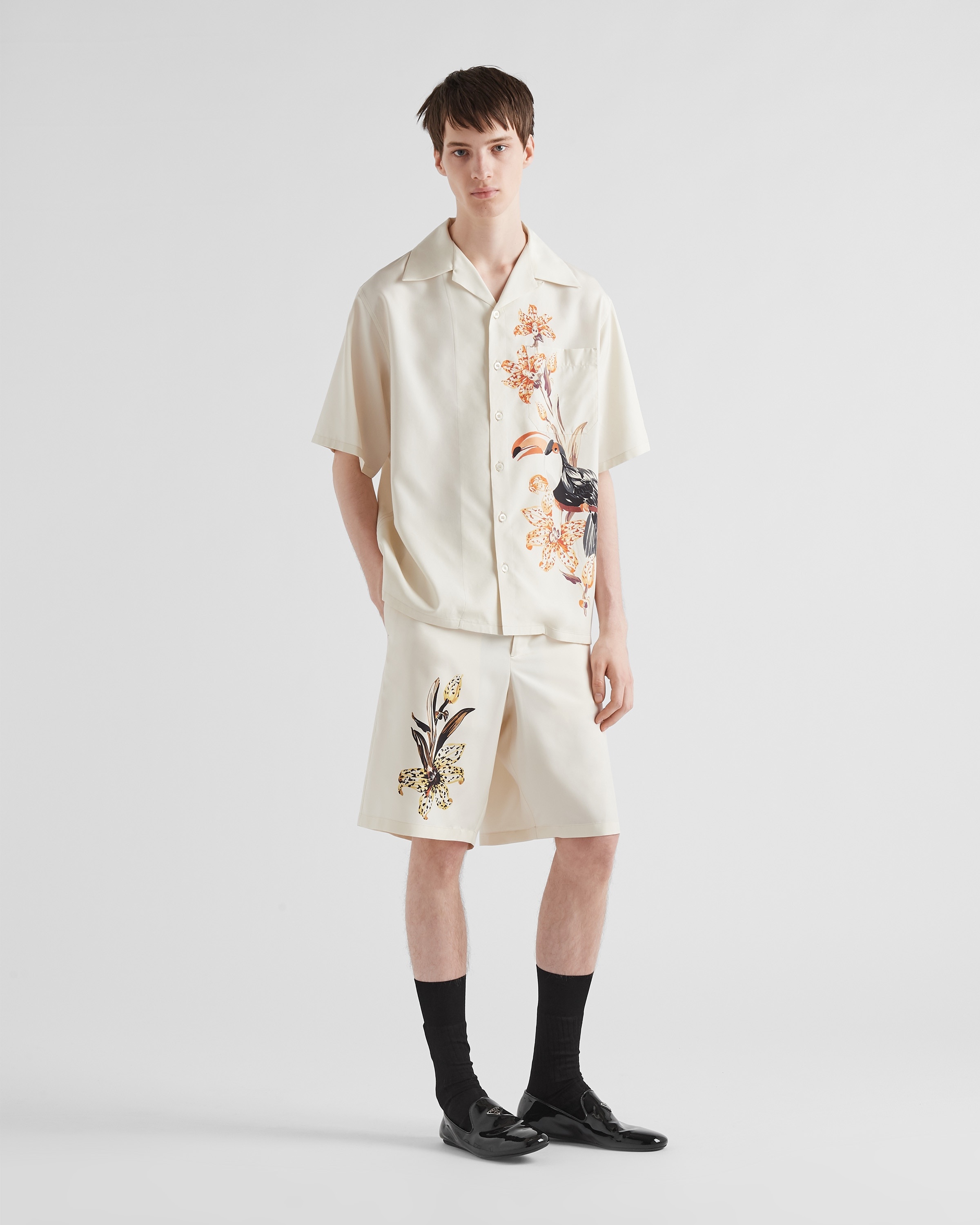 Silk Bermuda shorts - 2