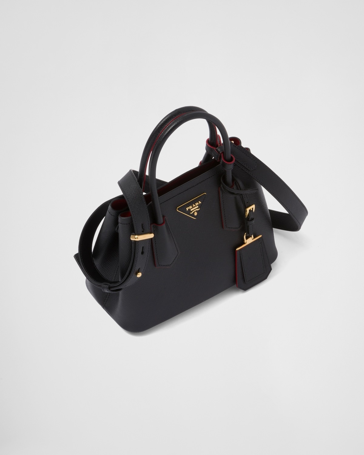 ハンドバッグ Prada Prada Double Small Handbag In Saffiano Leather Prada Double Bag Small Saffiano REVIEW & Outfit Styling