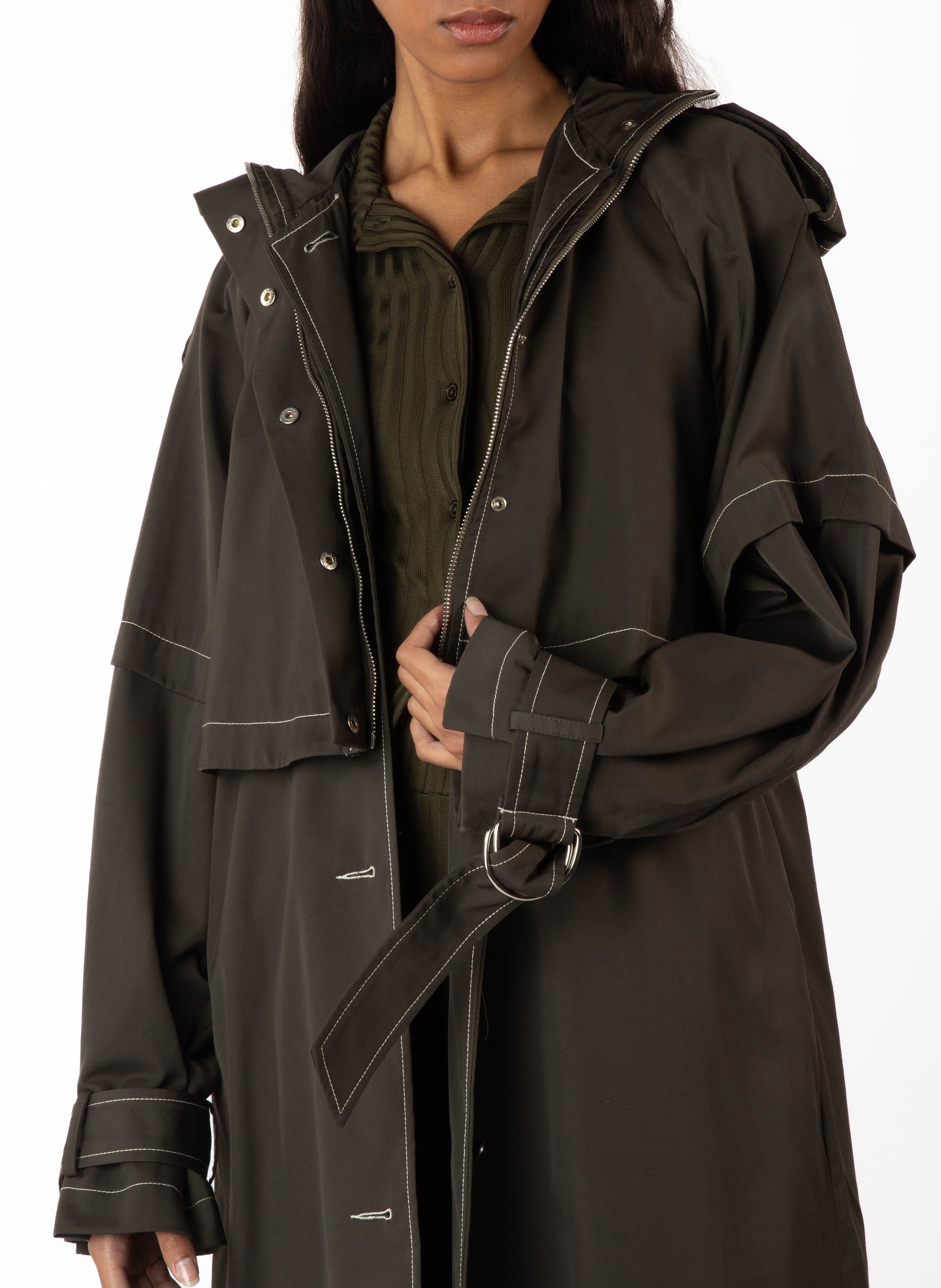 RAIN TRENCH COAT - 2