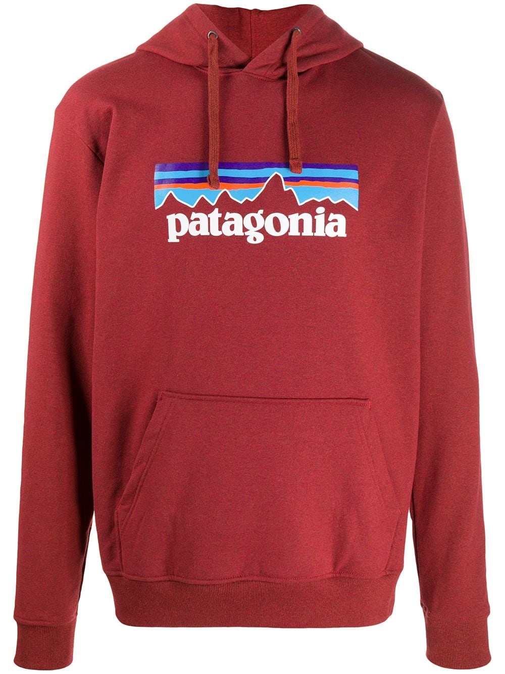 logo print hoodie - 1