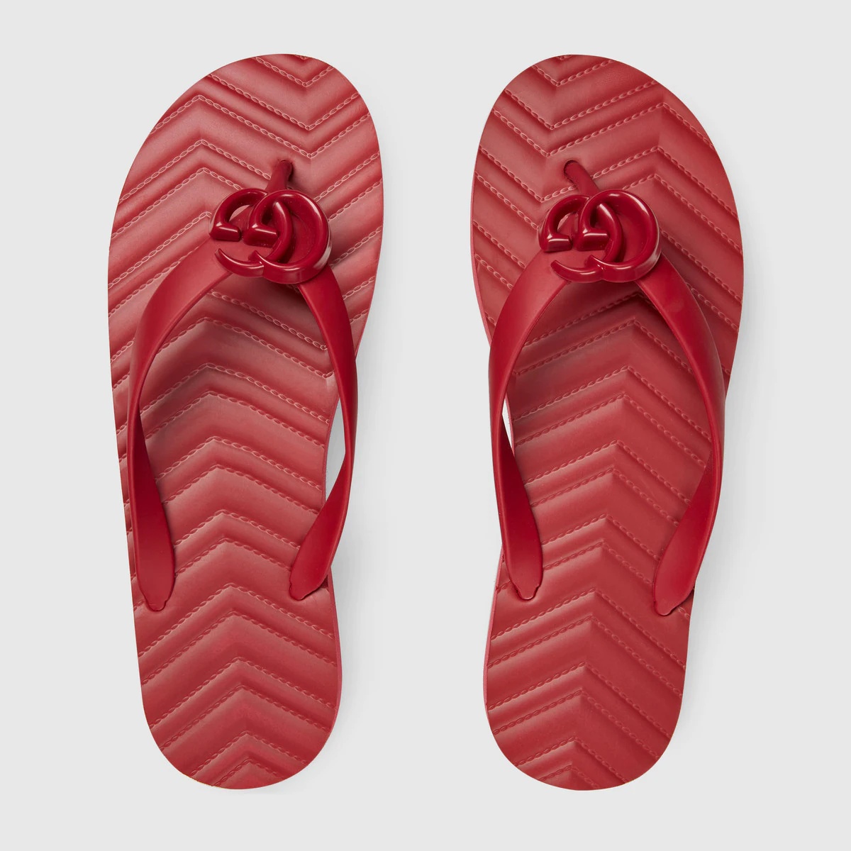 Women's chevron thong sandal - 3