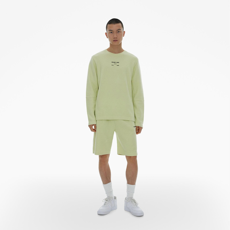 Helmut Lang BOLD LOGO RIBBED SHORT outlook