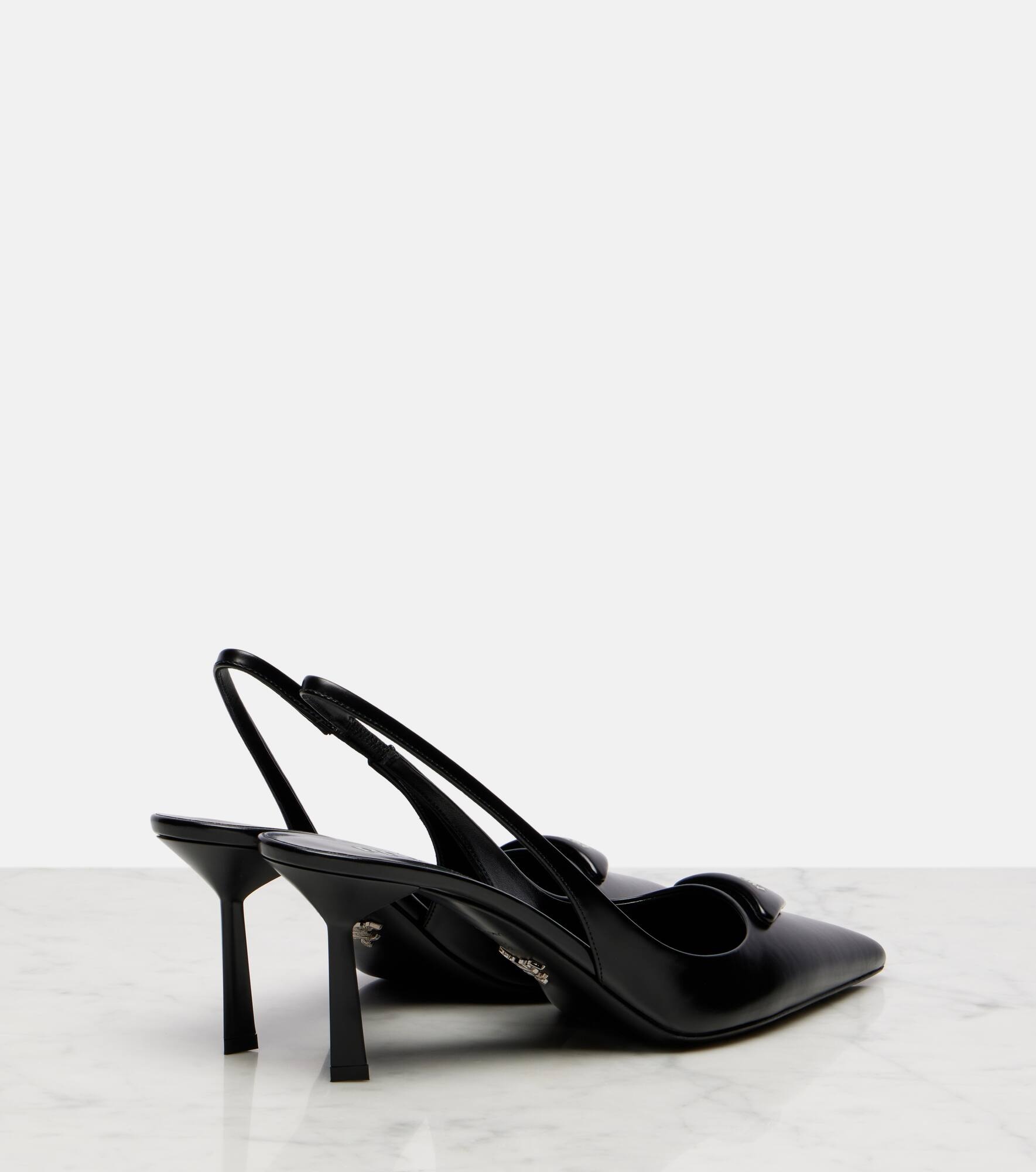 Leather slingback pumps - 2