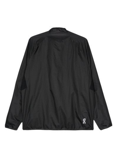 On logo-print lightweight jacket outlook