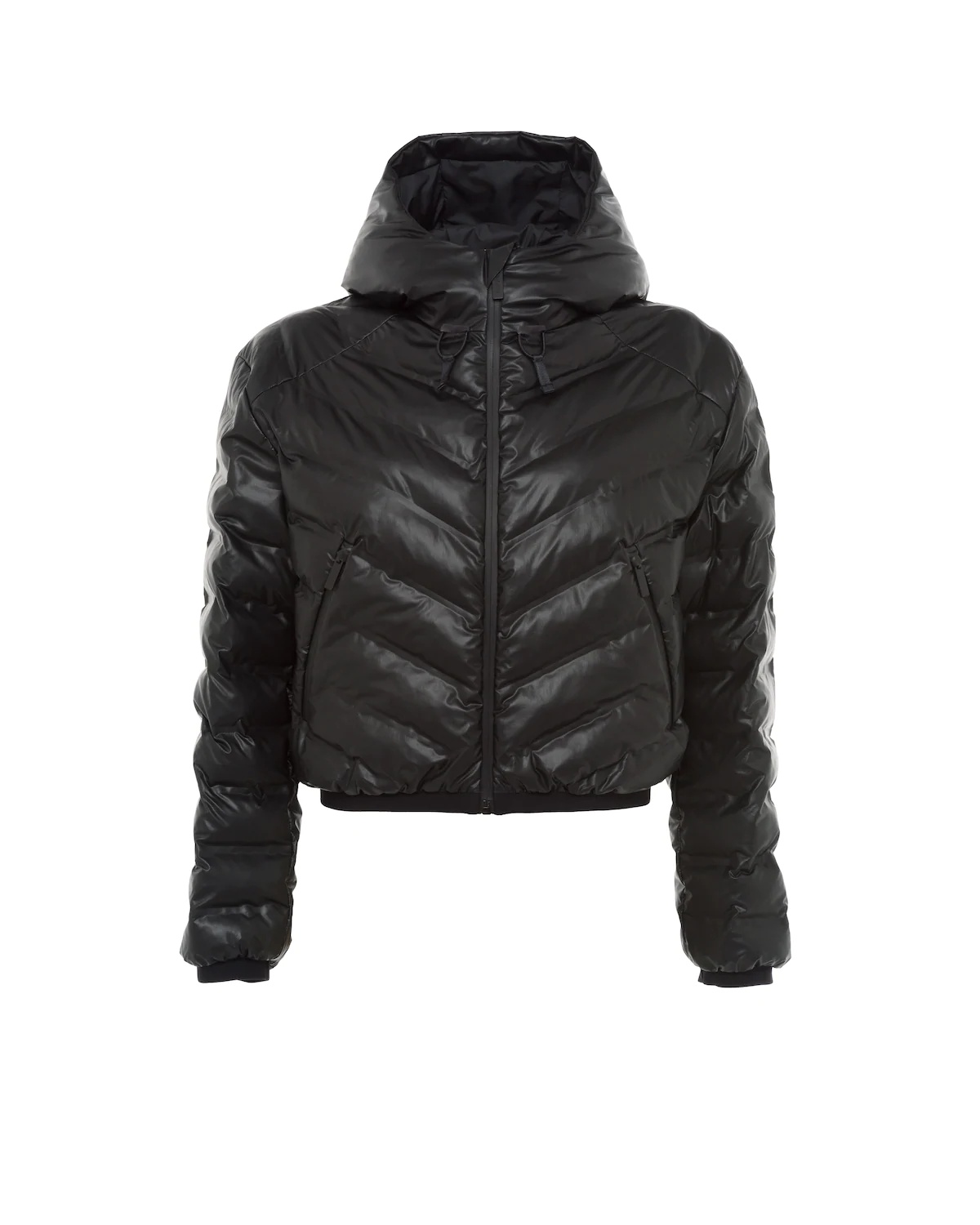 Light Nylon hooded puffer jacket - 1