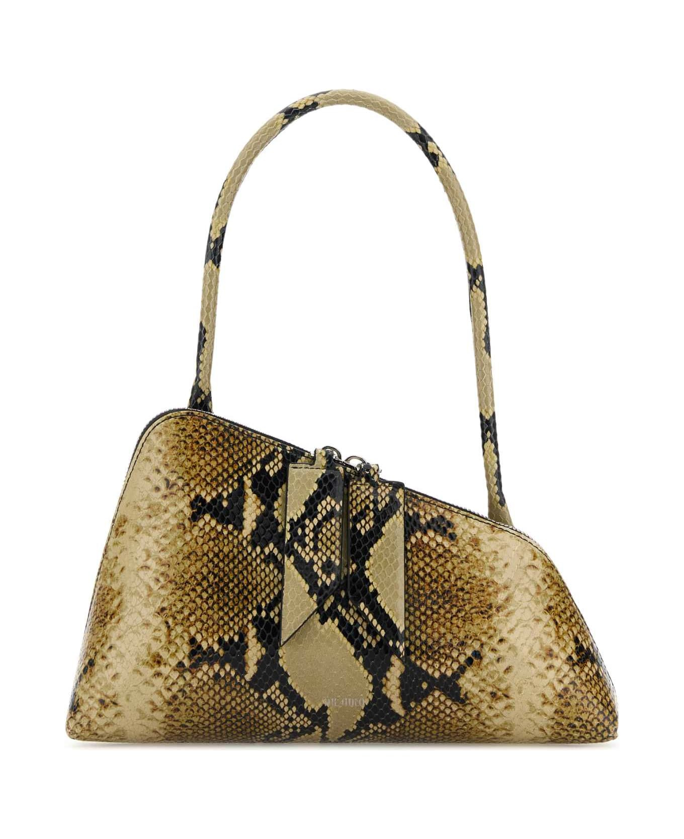 Printed Leather Sunrise Shoulder Bag - 1