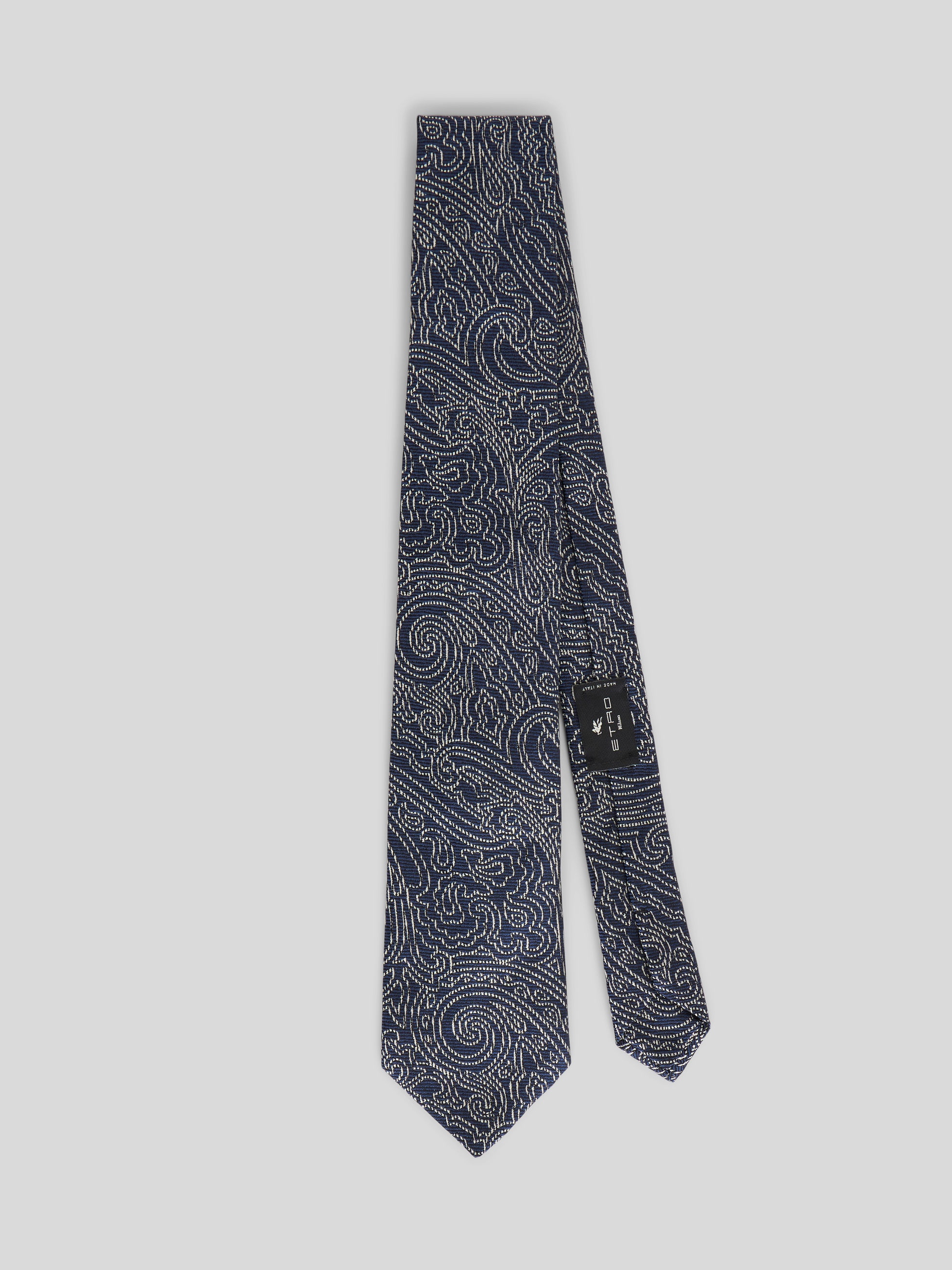 PAISLEY PATTERN JACQUARD TIE - 1