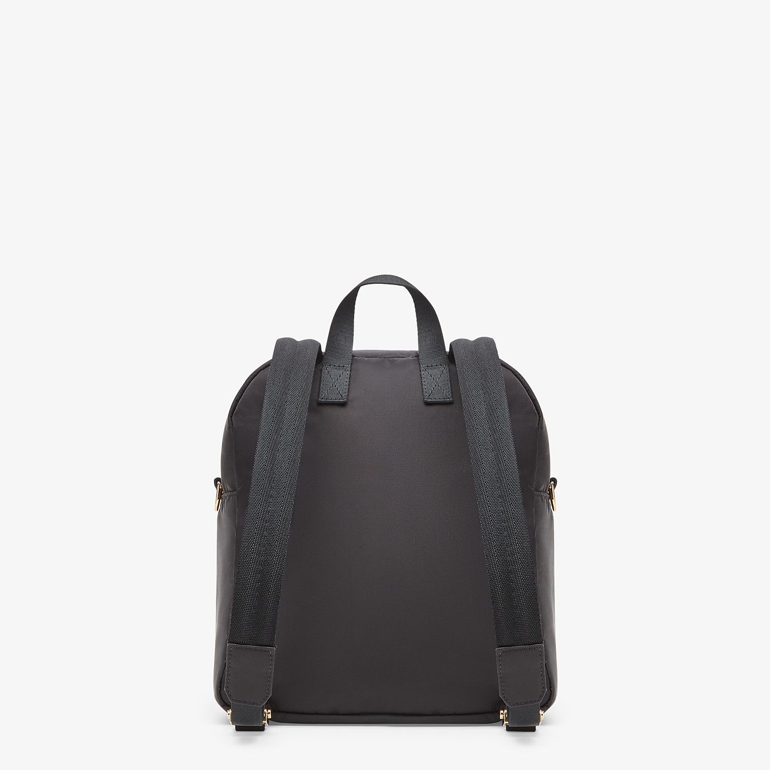 Black nylon backpack 4