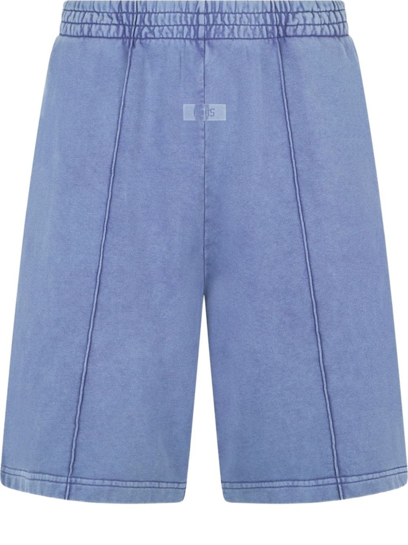 stone-washed track shorts 1