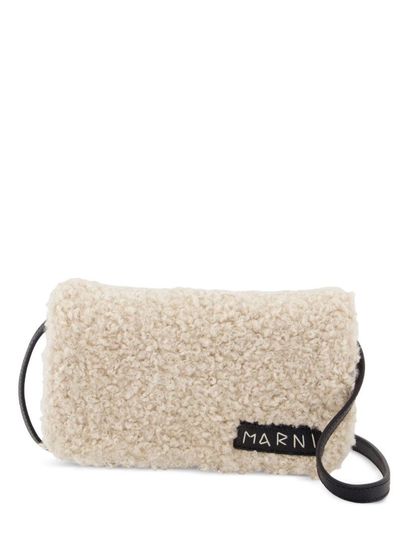 faux-shearling crossbody bag 1