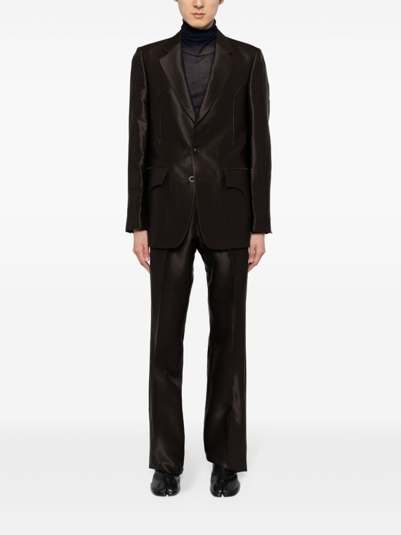 Maison Margiela herringbone straight-leg trousers outlook