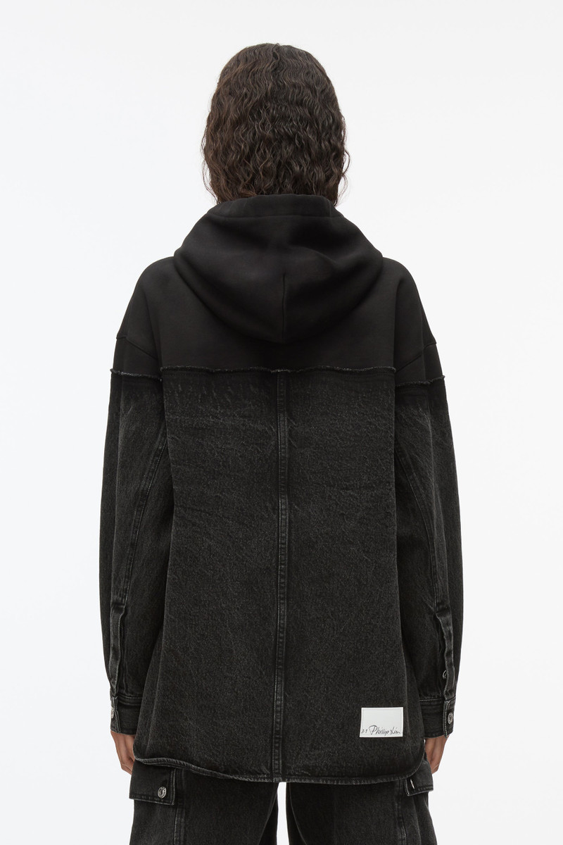 Hybrid Denim Hoodie 6