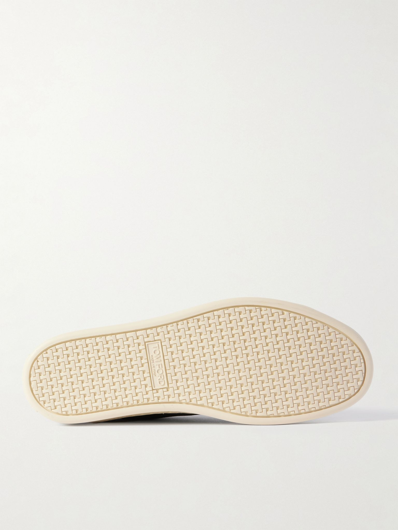 Warwick Perforated Full-Grain Leather Sneakers Black - 3
