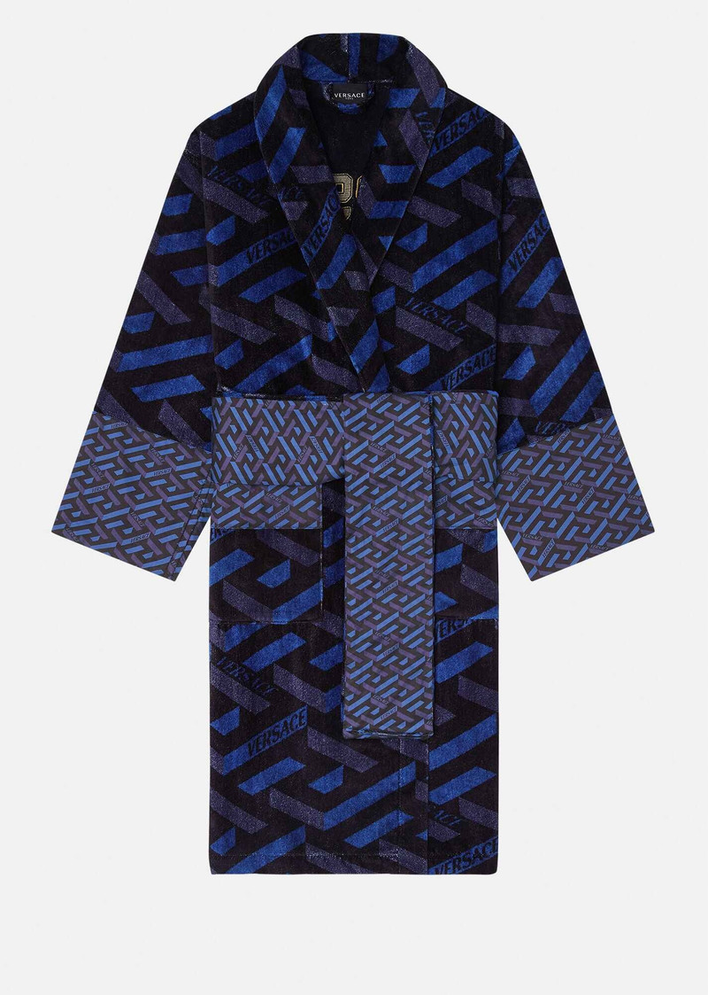 La Greca Embroidered Bathrobe 1