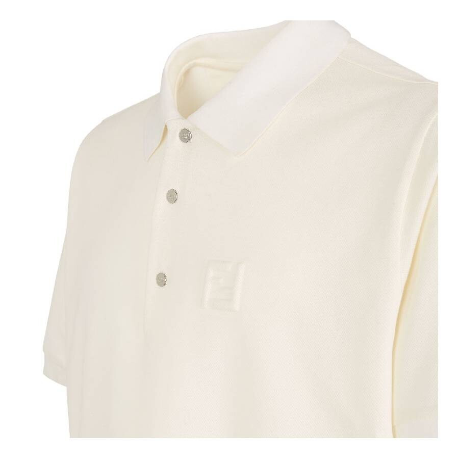 Fendi Embroidered Logo Cotton Polo Shirt - 7