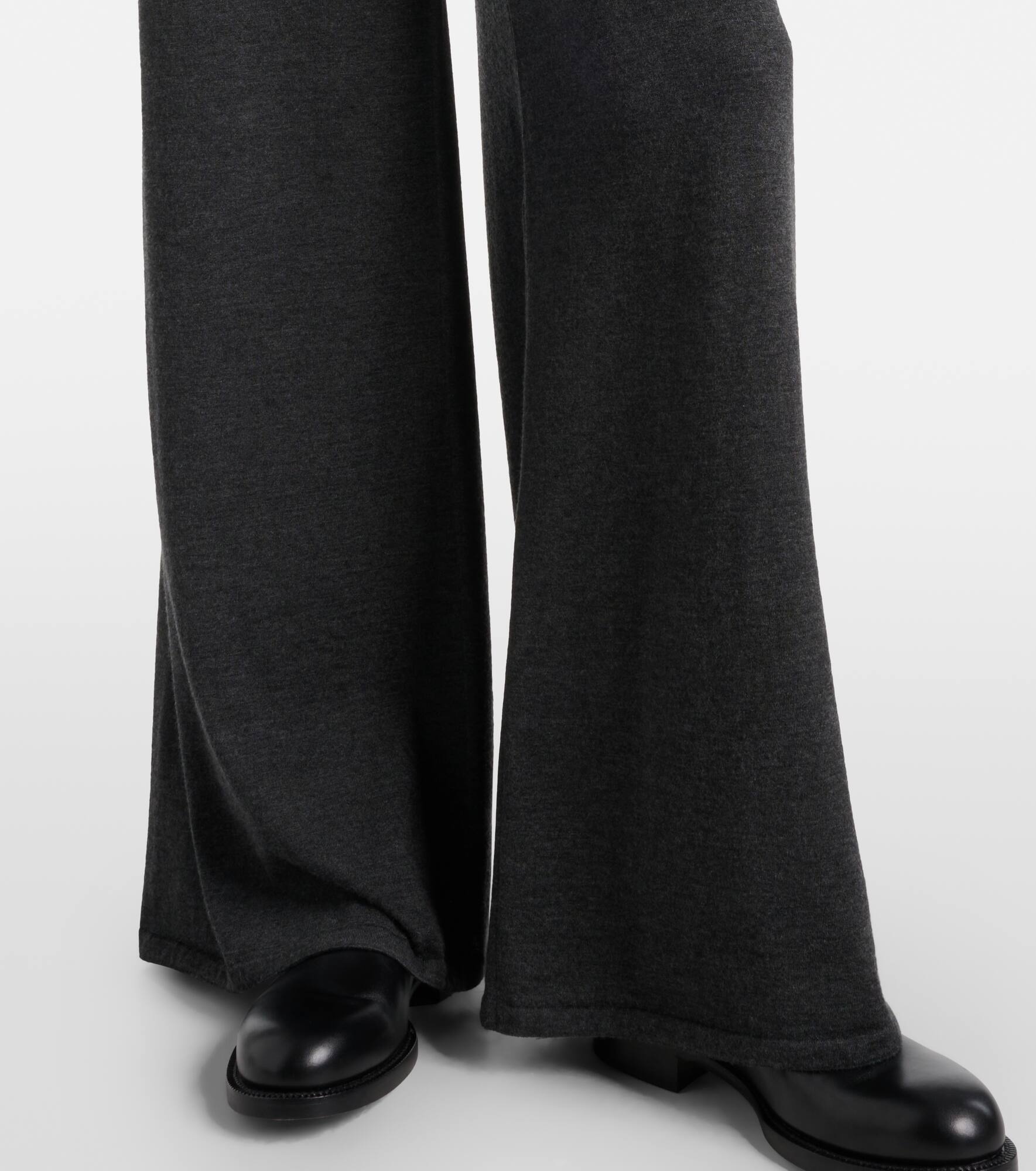 Helphine cashmere wide-leg pants - 5