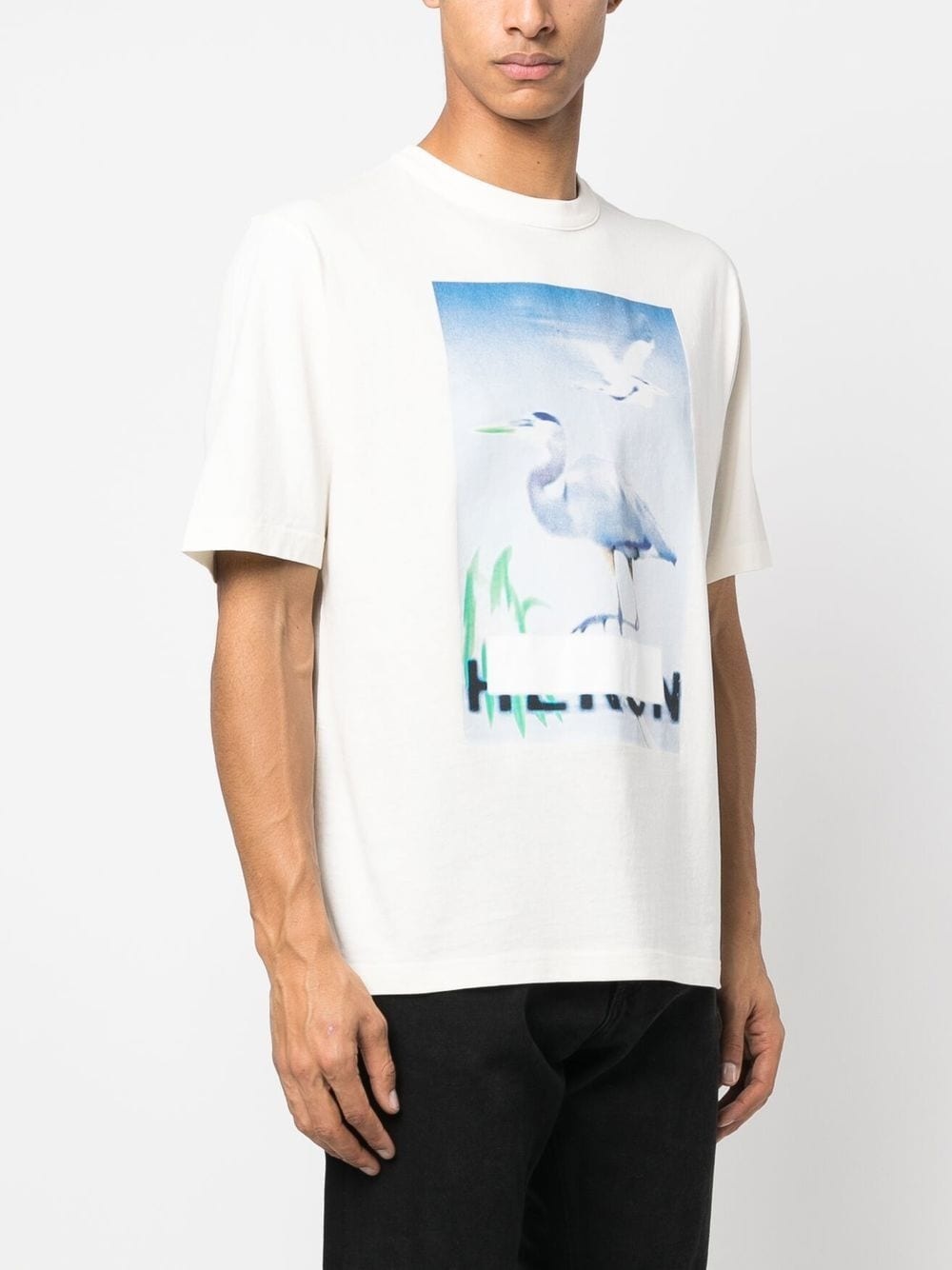 Censored Heron printed T-shirt - 3