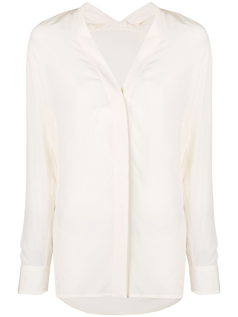 V-neck blouse - 1