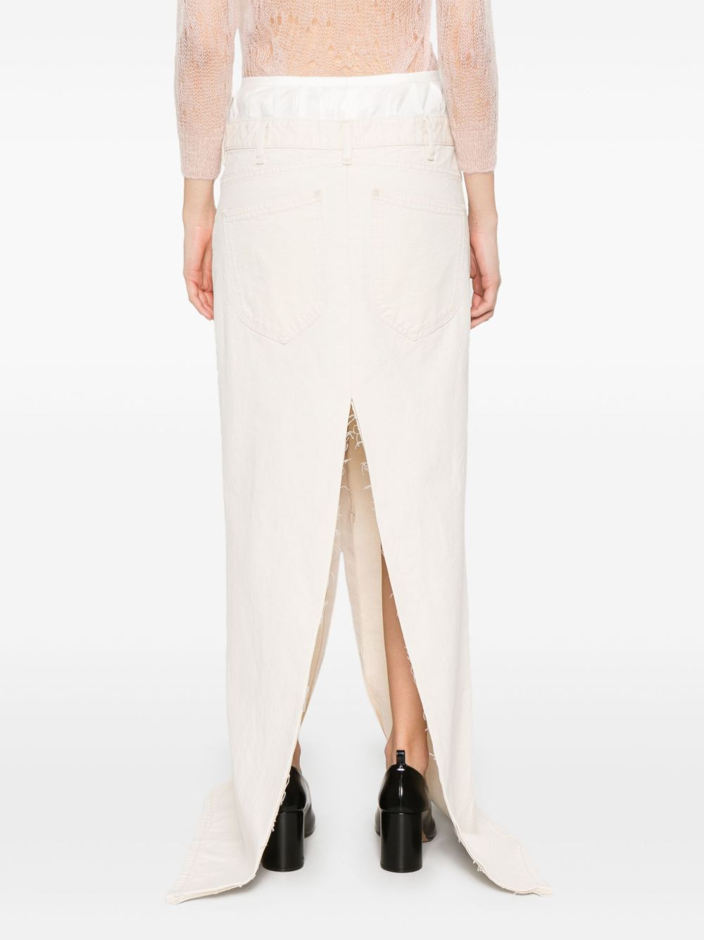 Maison Margiela Women Long Denim Skirt - 6