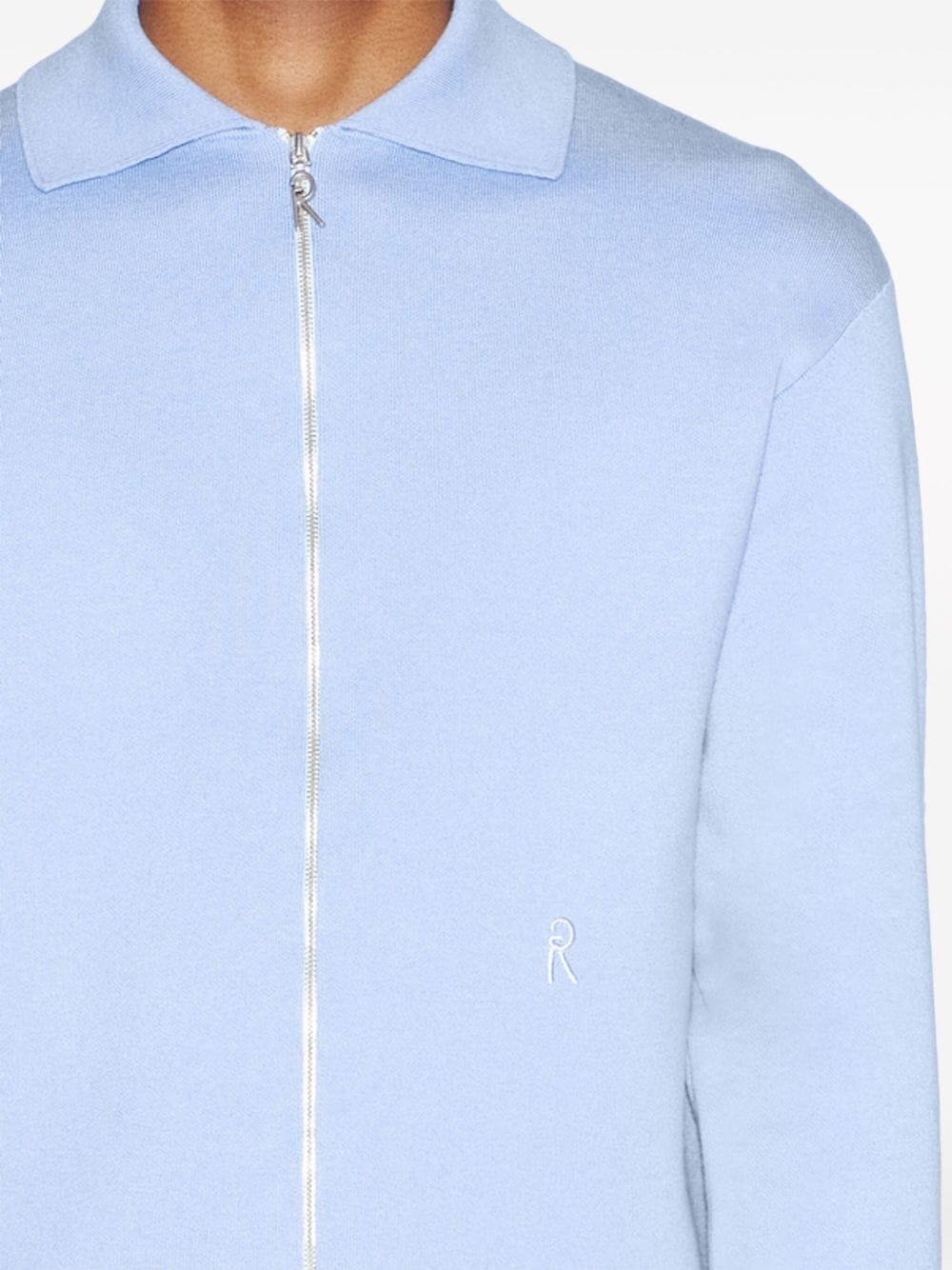 x Violet Getty logo-embroidered cardigan - 6