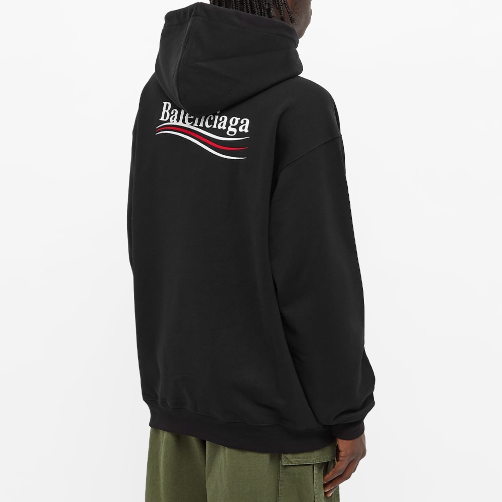 Balenciaga Political Campaign Logo Popover Hoody - 4