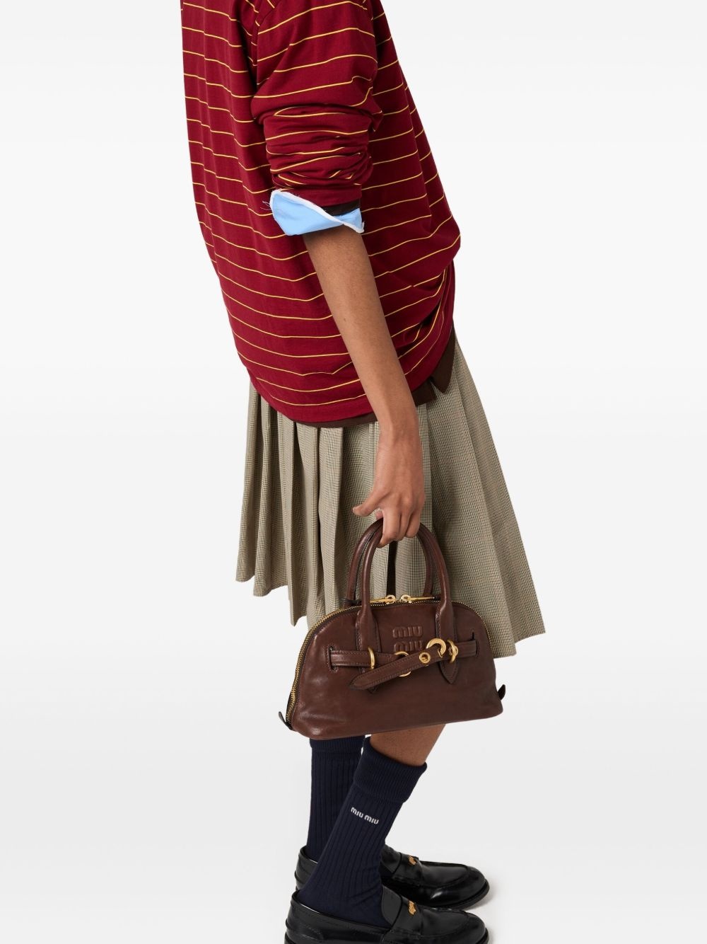 long-sleeved cotton T-shirt - 4