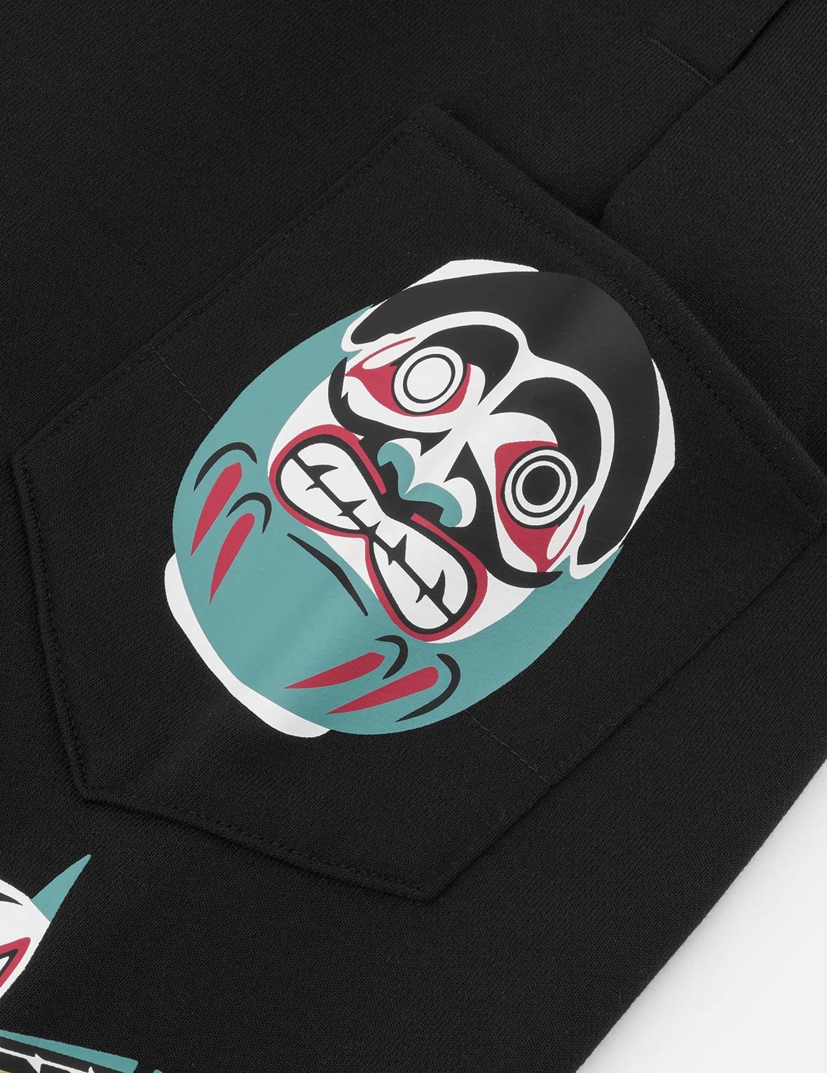Indian Totem Daruma PrintRegular Fit Sweatpants - 9