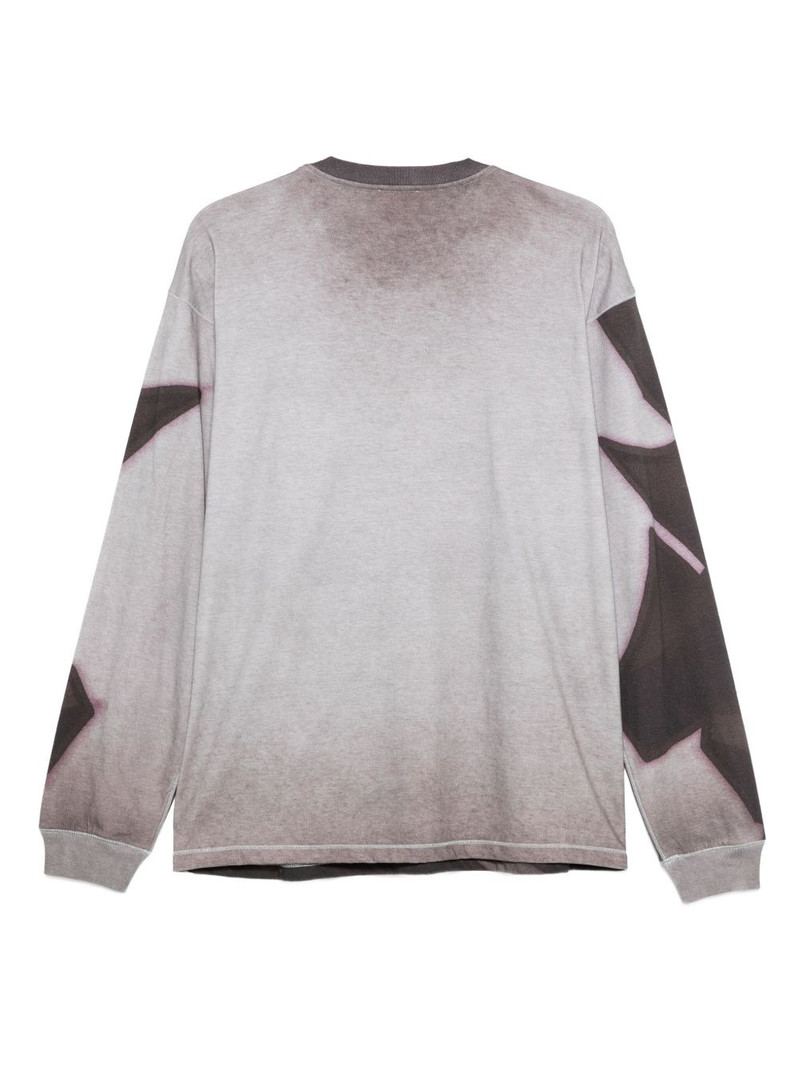 Diesel logo-print long-sleeves sweatshirt outlook