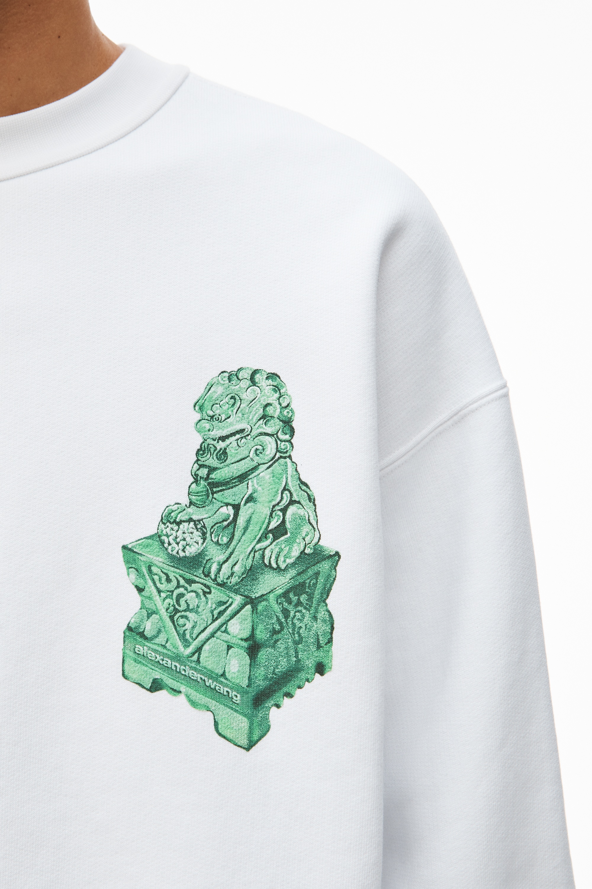 GRAPHIC CREWNECK SWEATSHIRT IN TERRY - 6