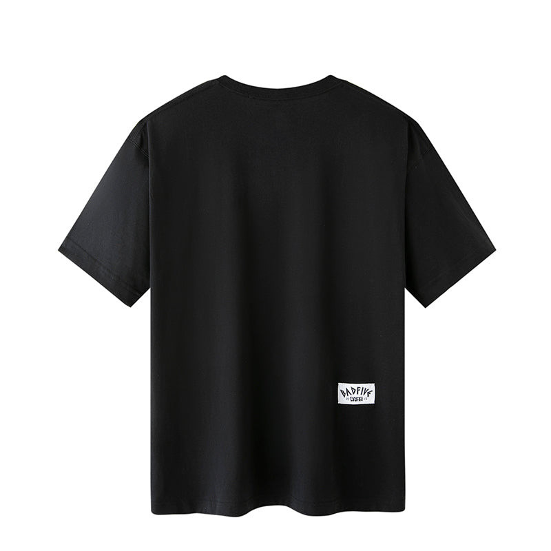 Li-Ning Li-Ning BadFive Graphic T-shirt 'Black Blue' AHST279-2 outlook