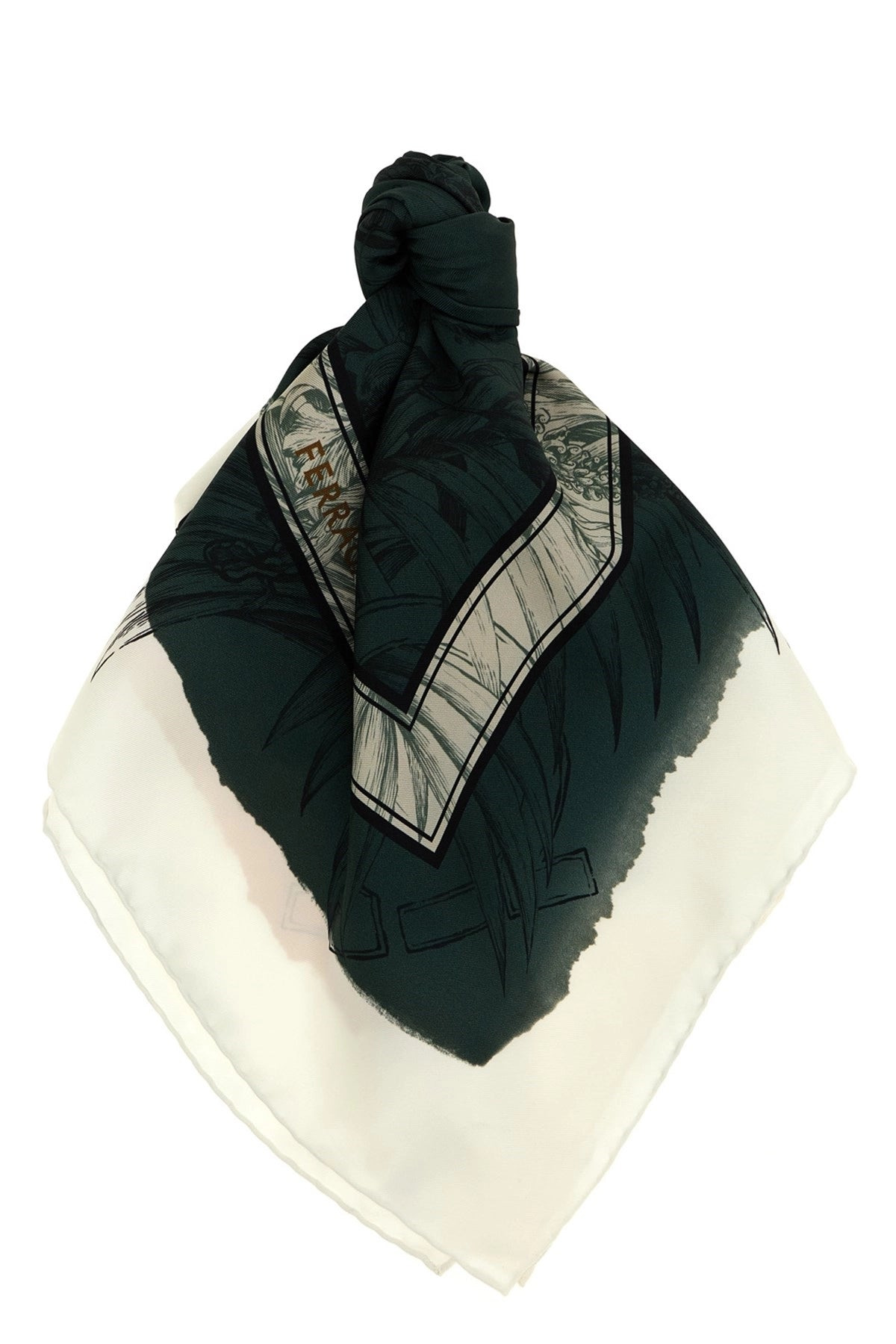 Ferragamo Women 'Gravure' Print Scarf - 1