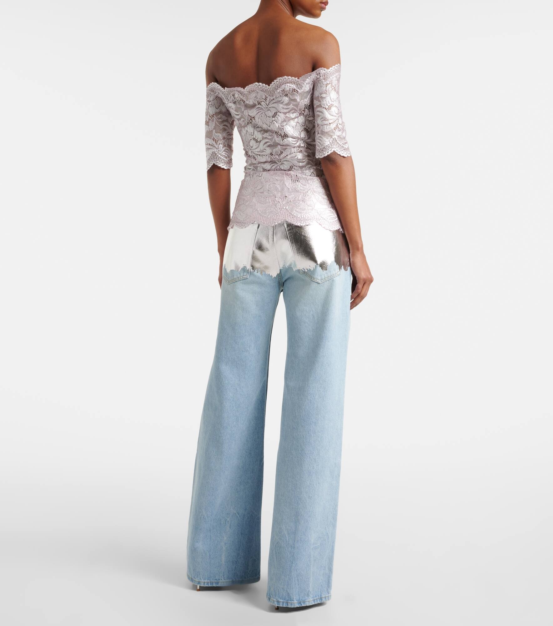 Floral lace top - 3