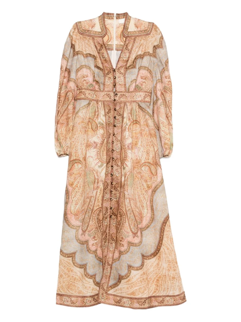 Wanderlust Linen Midi Dress - 1