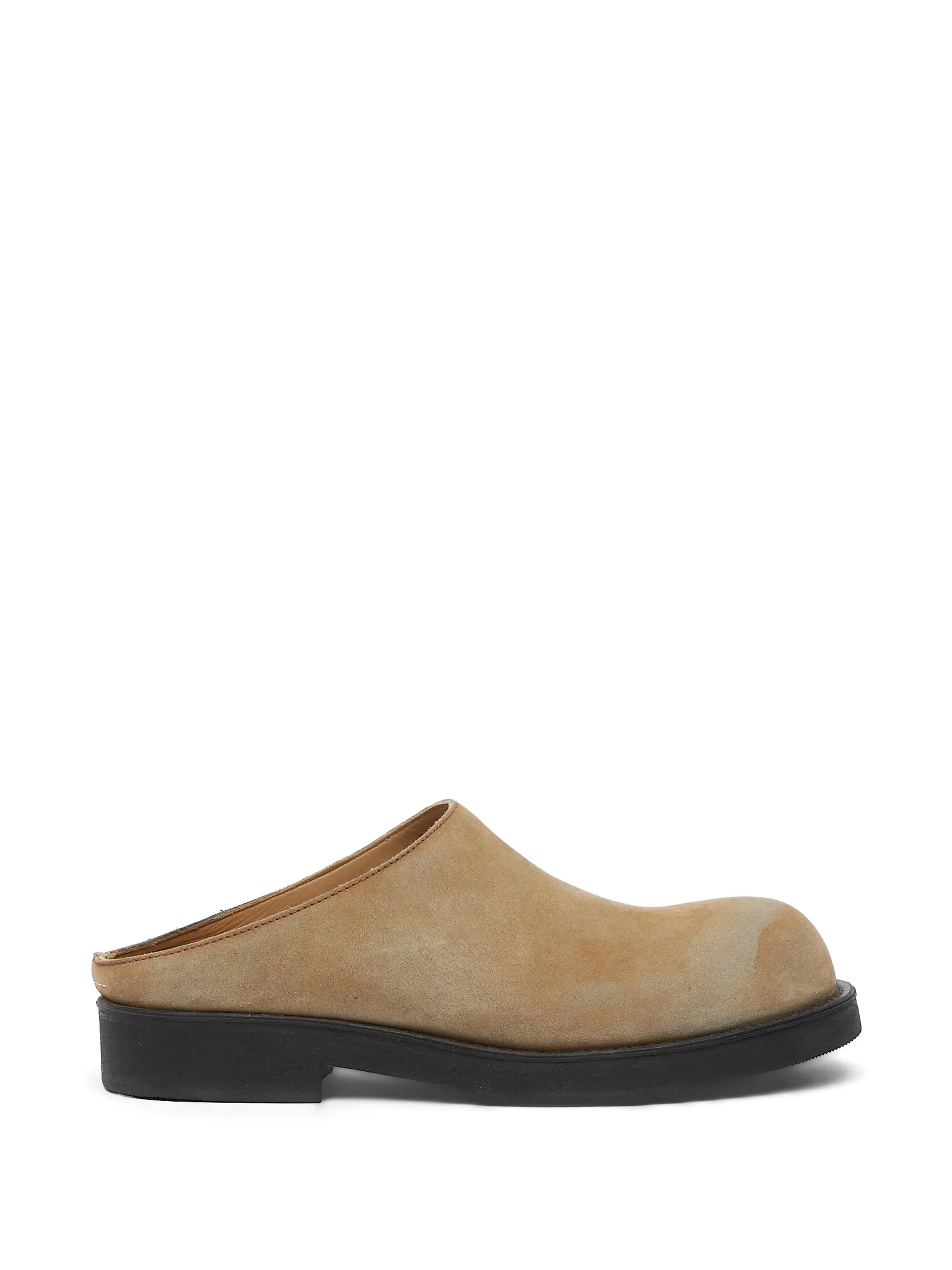 Mm6 Maison Margiela Biker Washed Suede Mules - 1