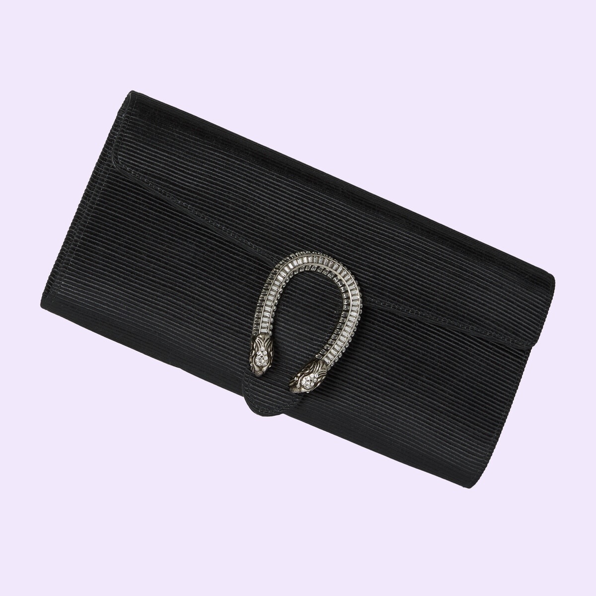 Gucci Dionysus Velvet Crystal Lined Super Mini Black